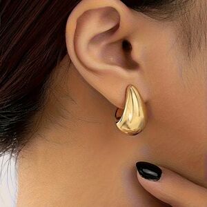 18 KT Gold Over Titanium drop Earrings